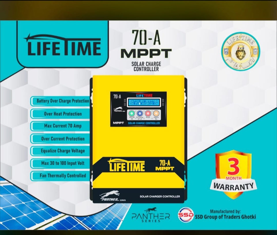 70A Lifetime Mppt Controller